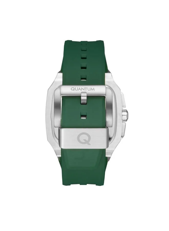 Quantum Men's Silicone Chronograph Watch HNG1033.567 - 44 mm