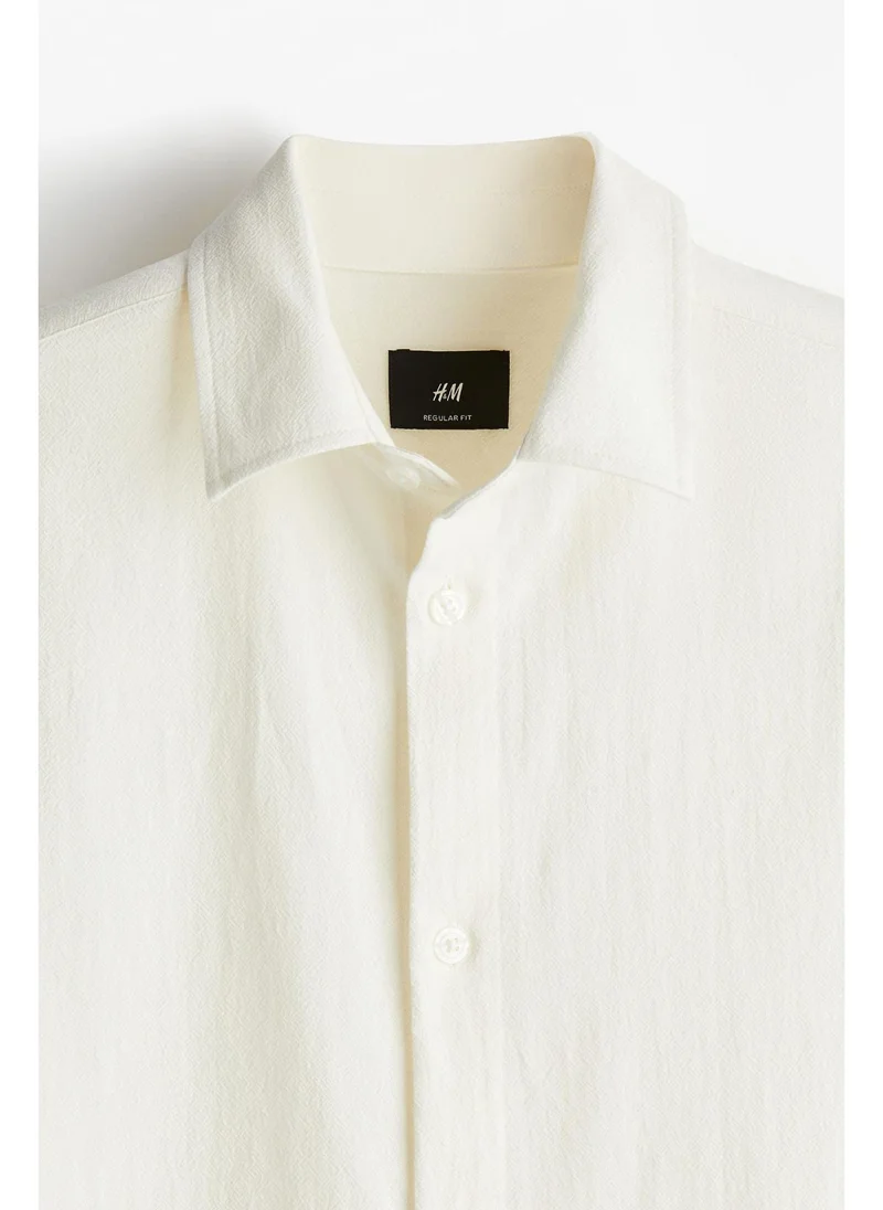اتش اند ام Regular Fit Textured shirt