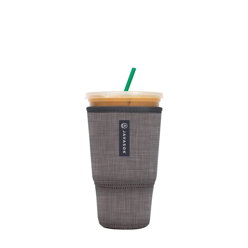 Sok It Java Sok Iced Coffee & Cold Soda Insulated Neoprene Cup Sleeve (Anthracite  XLarge: 38-42oz) - Image 1