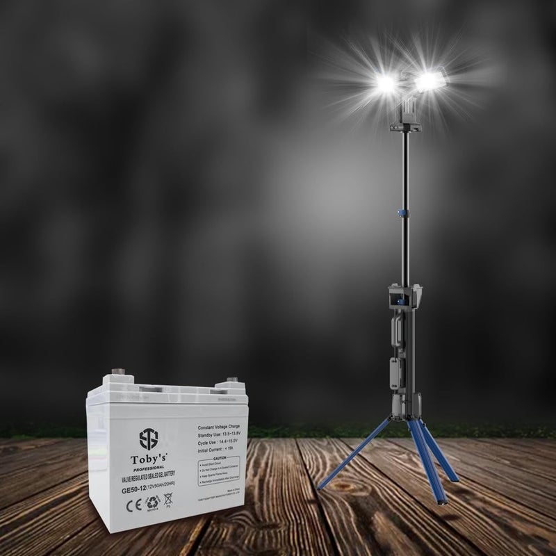 Camping power inverter: 220V, 50A, 50000mAh rechargeable battery, durable black ABS housing, ultra-portable for outdoor use - Image 3