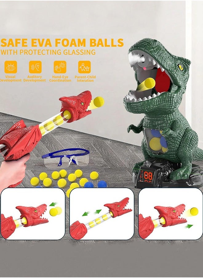 Garlo Dinosaur Shooting Toys for 4 5 6 7 8 Year Old Boys, Movable Target Shooting Game Dinosaur , Score Record, LED & Sound for Kids 4 5 6 7 8 9 10 Years Old  - Image 5
