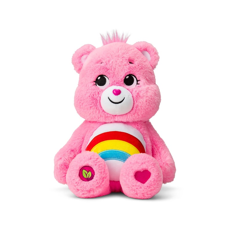 Care Bears 14 Cheer Bear Plushie Medium Size Pink Plushie for Ages 4 Perfect Stuffed Animal Holiday Birthday Gift Super Soft and Cuddly Good For Girls and Boys Employees Collectors - Image 3