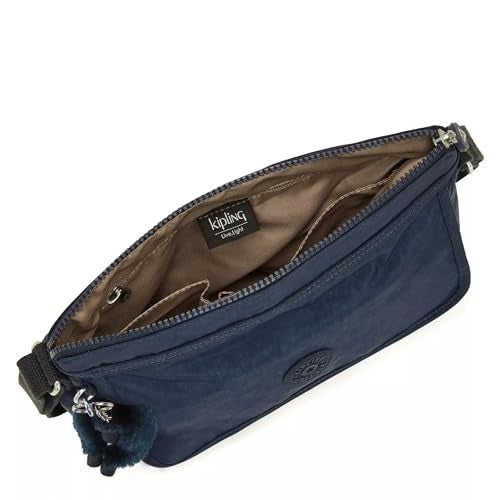KIPLING KIPLING حقيبة كيبيلينغ النسائية آيسلينغ، حقيبة خفيفة يومية، حقيبة كتف عبر الجسم، زرقاء، 12 ل x 8.87 ح 4 د أمريكي - Image 4