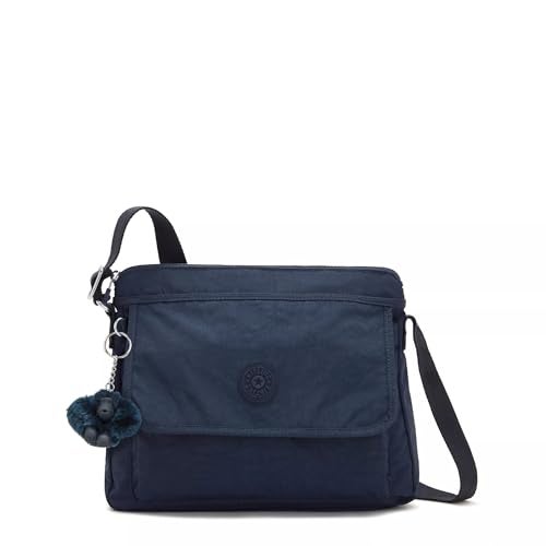 KIPLING KIPLING حقيبة كيبيلينغ النسائية آيسلينغ، حقيبة خفيفة يومية، حقيبة كتف عبر الجسم، زرقاء، 12 ل x 8.87 ح 4 د أمريكي - Image 1