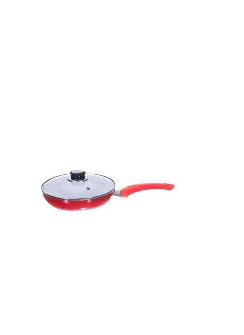 High Quality Ceramic Frying Pan with Transparent Lid: Durability and Perfect Performance for Healthy Cooking MK (28 cm)