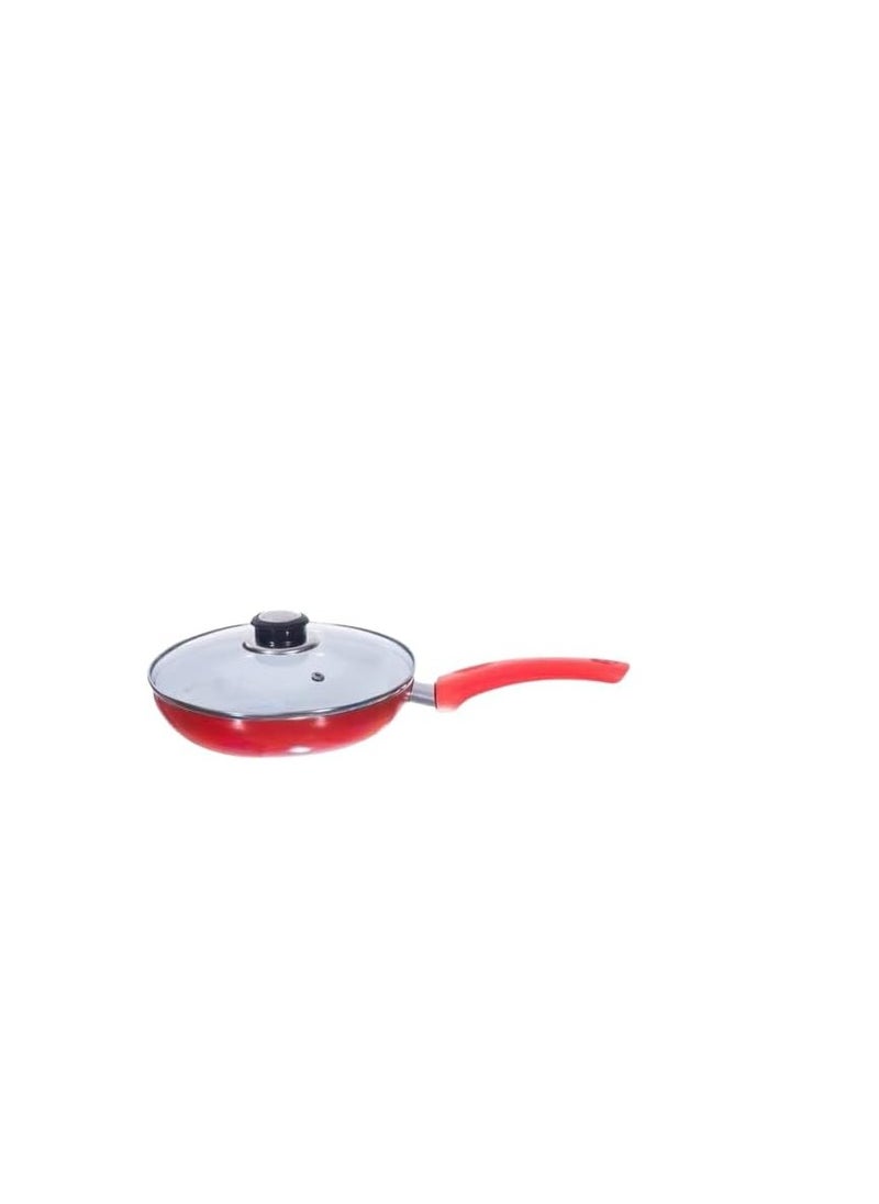 Generic - High Quality Ceramic Frying Pan with Transparent Lid: Durability and Perfect Performance for Healthy Cooking MK (28 cm) - Image 1