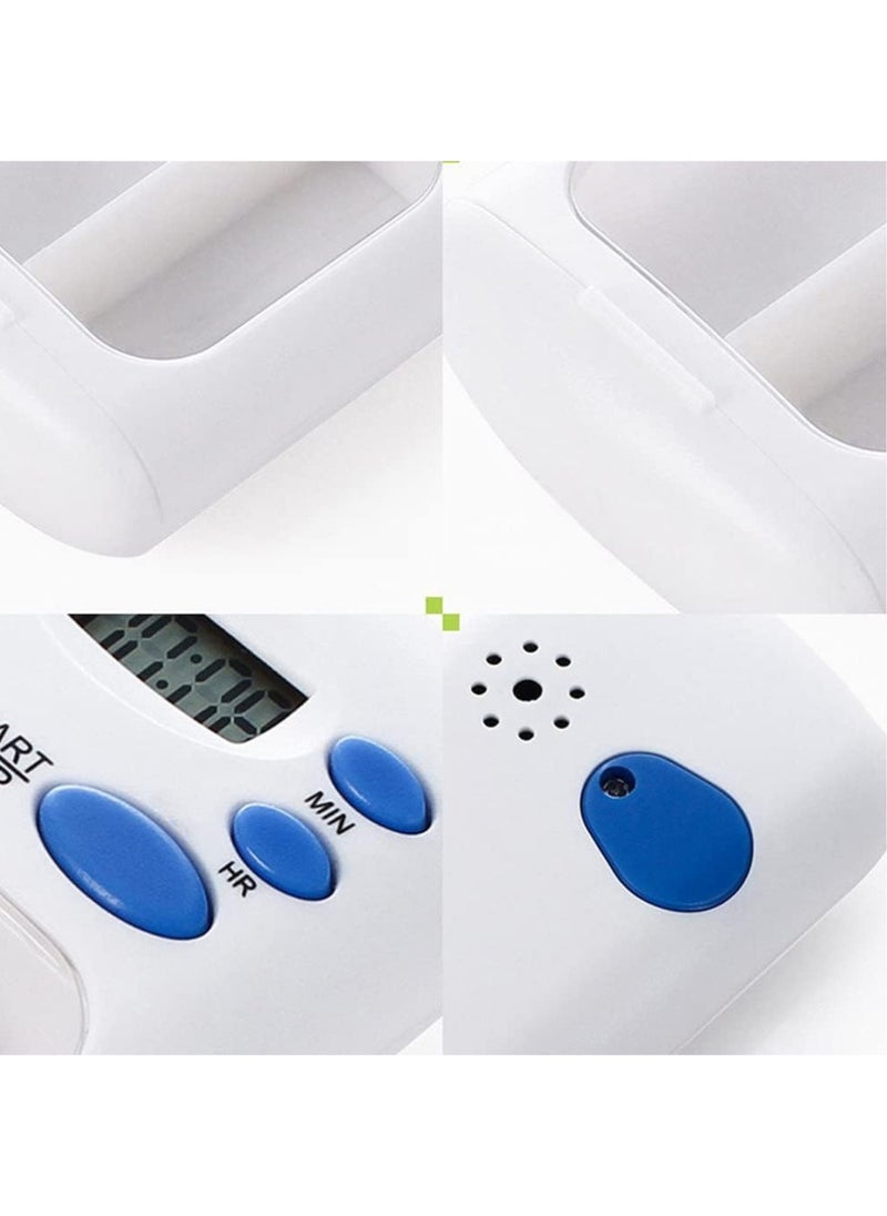 Generic - 1pc Pill Box Automatic Electronic Organizer Case Alarm Reminder Digital Pill Reminder Pill Reminder Case Medicine Kit for Traveling Pill Reminder Organizer Pp Pocket Container - Image 1