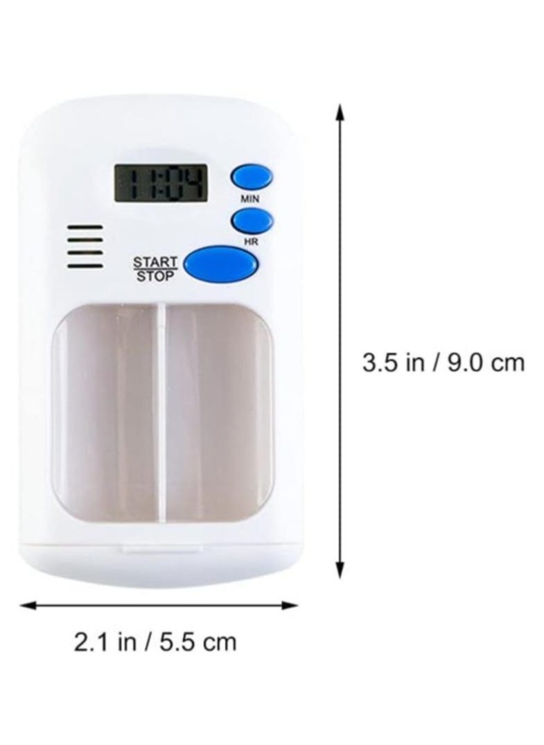 Generic - 1pc Pill Box Automatic Electronic Organizer Case Alarm Reminder Digital Pill Reminder Pill Reminder Case Medicine Kit for Traveling Pill Reminder Organizer Pp Pocket Container - Image 1