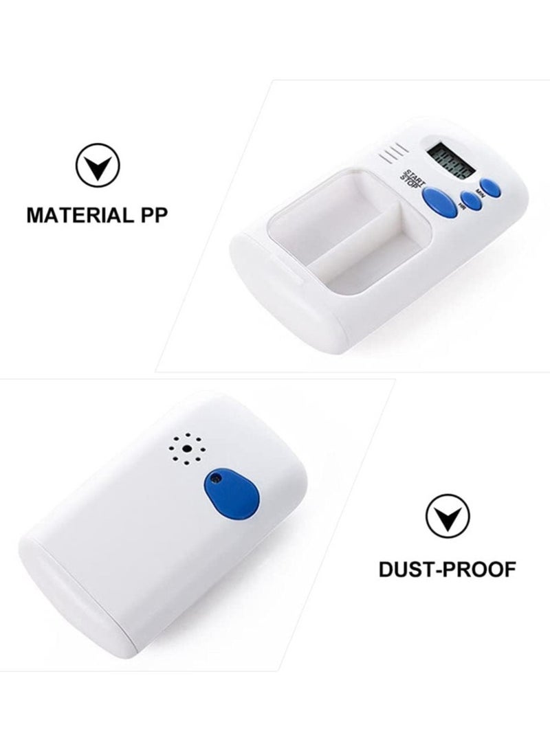 Generic - 1pc Pill Box Automatic Electronic Organizer Case Alarm Reminder Digital Pill Reminder Pill Reminder Case Medicine Kit for Traveling Pill Reminder Organizer Pp Pocket Container - Image 1