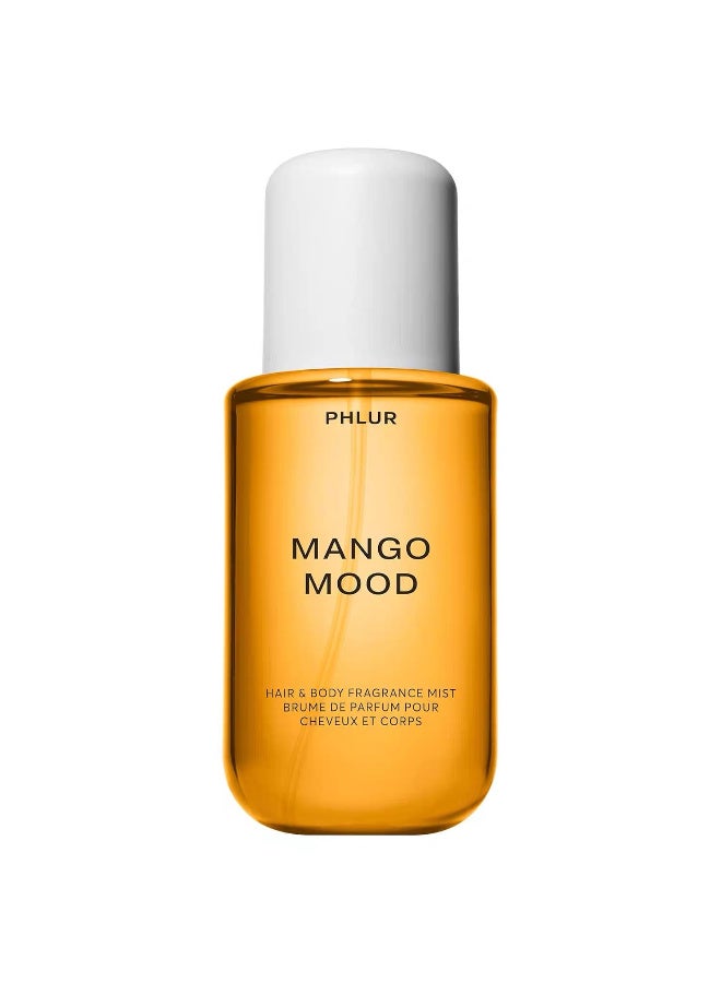 PHLUR Mango Mood Hair & Body Mist – Chypre, Fruity Scent, 240ml