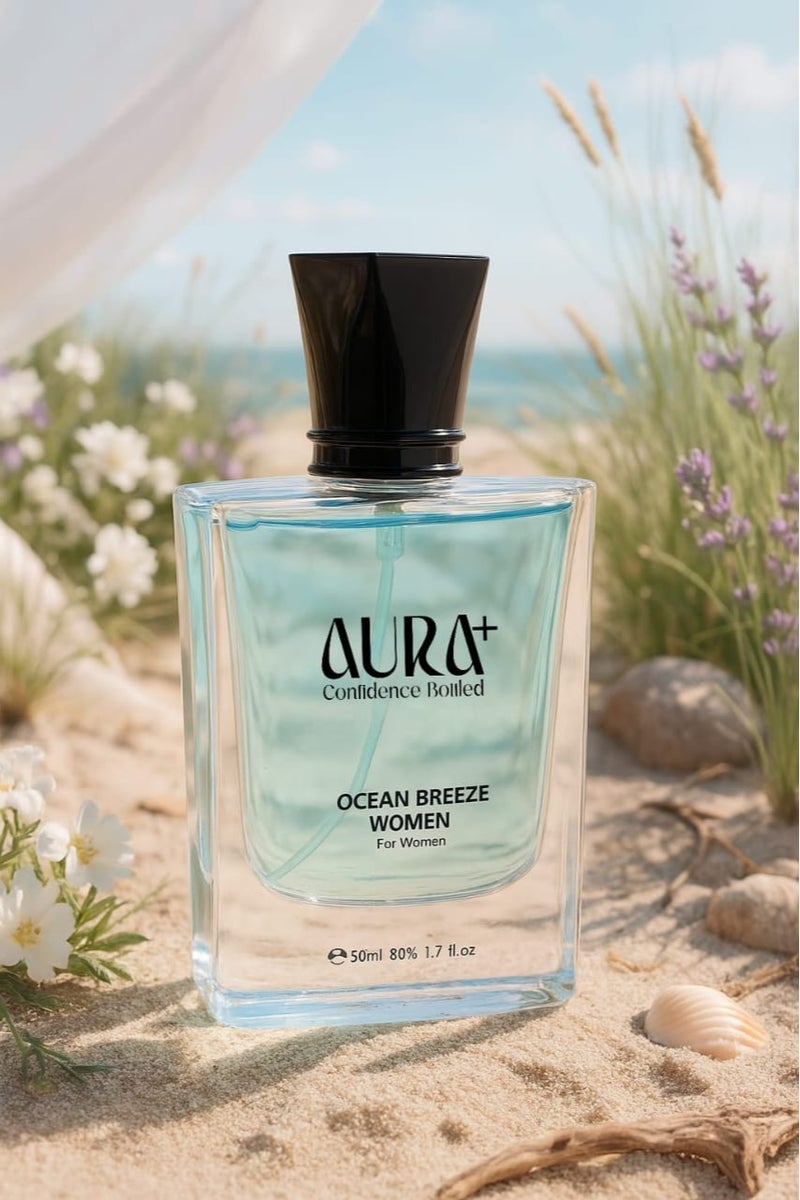 Aura plus Ocean Breeze Women EDP For Women 50ml Perfume - Image 1