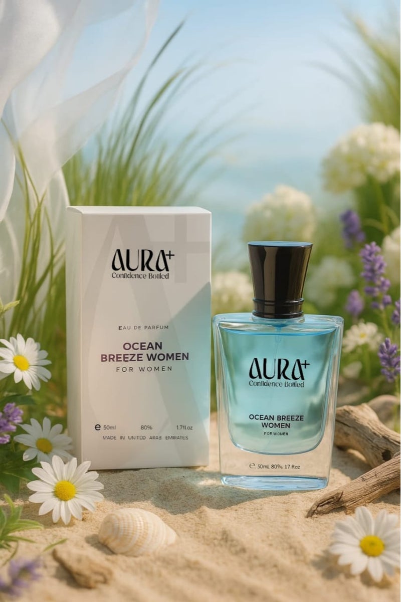 Aura plus Ocean Breeze Women EDP For Women 50ml Perfume - Image 2