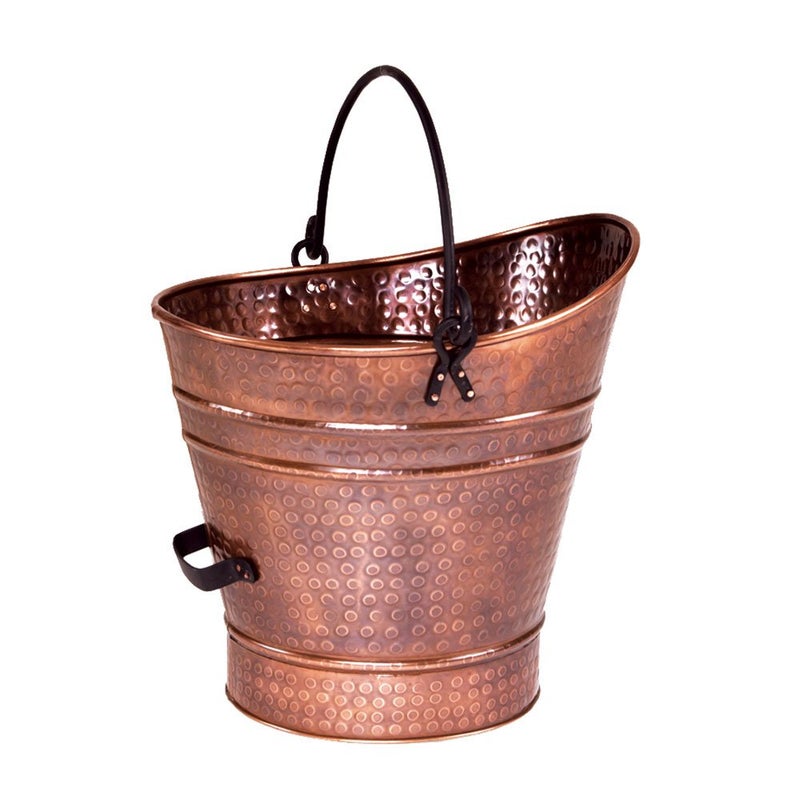 Minuteman International Minuteman International Copper Coal Hod Small Pail Pellet Bucket 