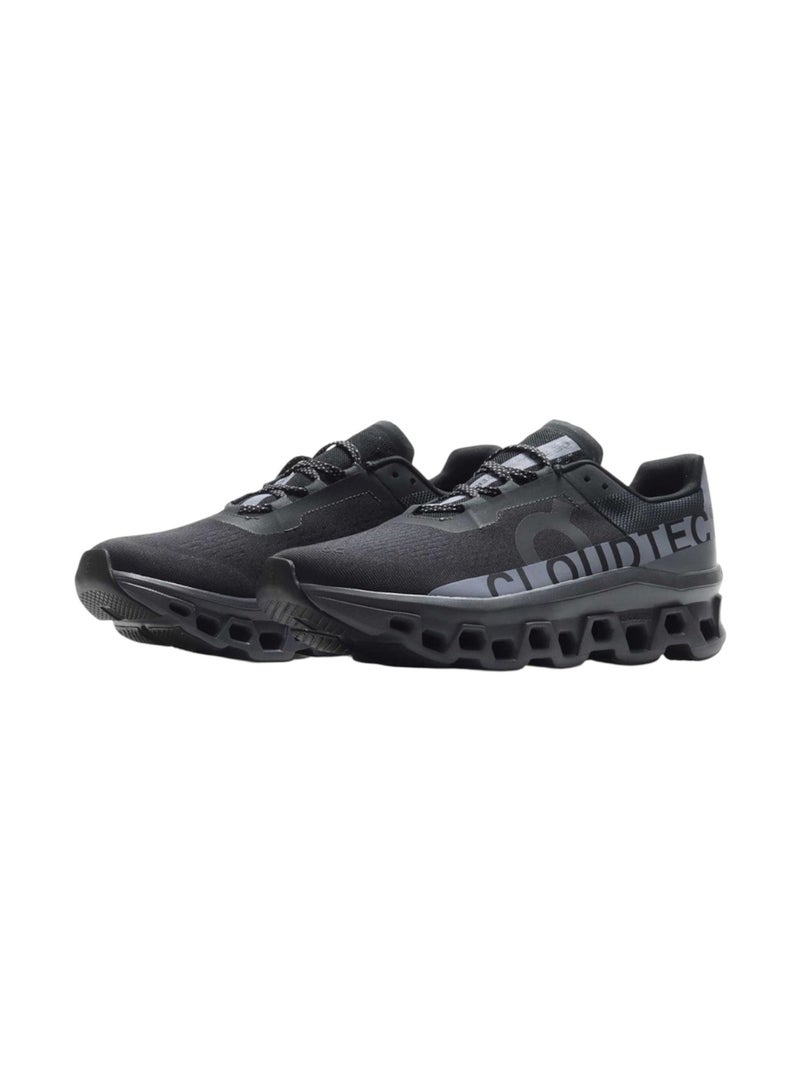 اون راننج On running cloud monster black sneakers - Image 2