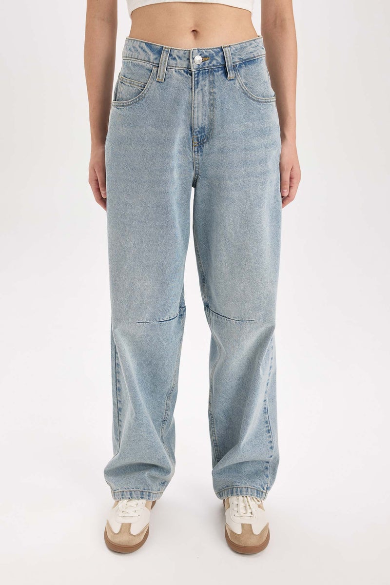DeFacto Woman Baggy Fit Jean Trousers - Image 1