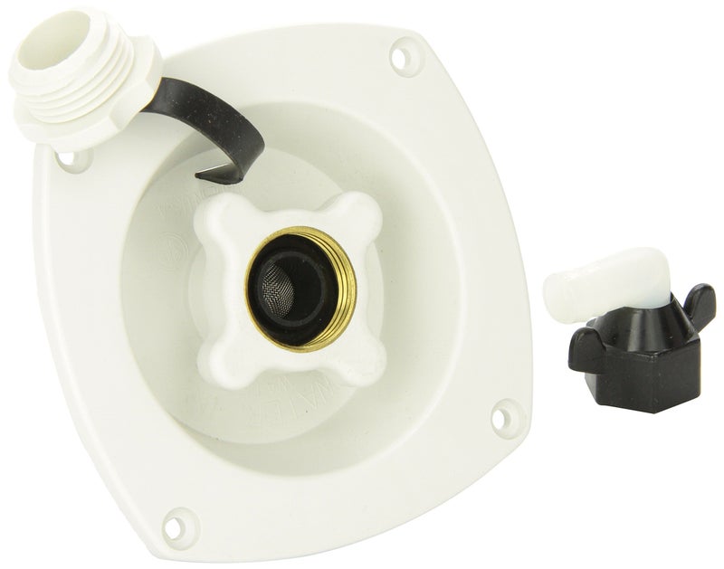 Shurflo by Pentair Pressure Reducing City Water Entry - Wall Mount - Gel White - Image 1