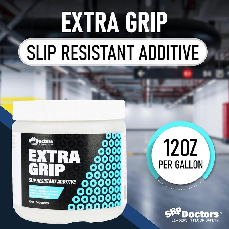 Slip Doctors Non-Slip Paint Additive for Color Epoxy, Urethane, & Acrylic Paint - Extra Grip Anti-Skid Grit for Coatings - Image 2