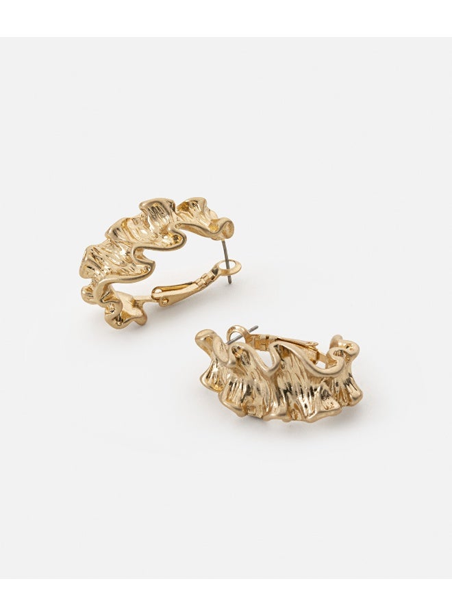 Ipekyol Textured Hoop Earrings  - Image 3