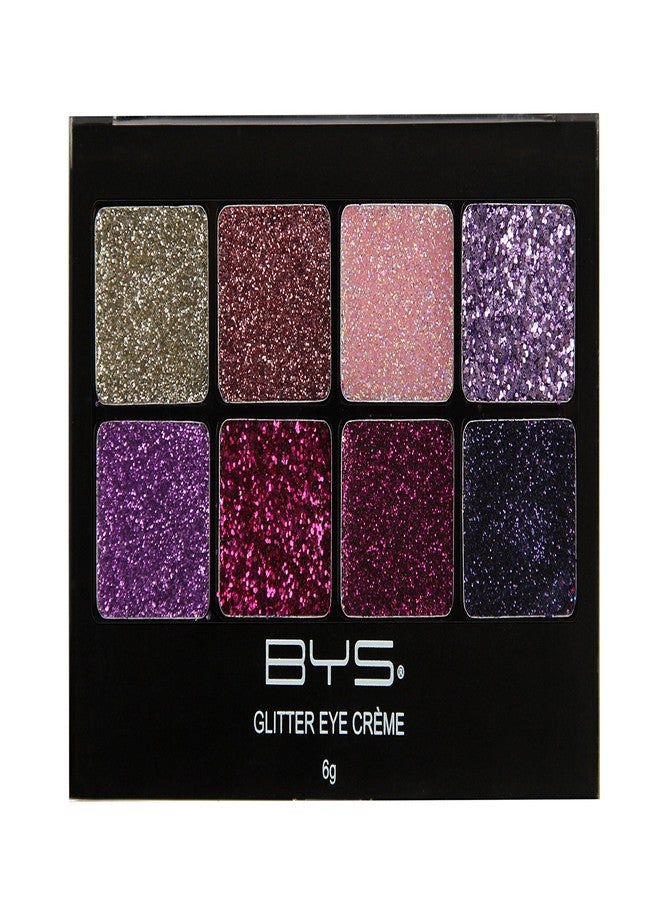 BYS Glitter Gel Makeup Palette 8 shades - Fairy Dust, Suitable for all area of the face - Image 1