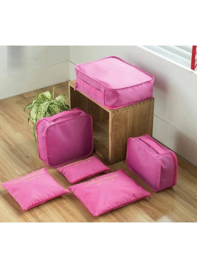 6-Piece Travel Storage Organizer Bag Set - Image 4