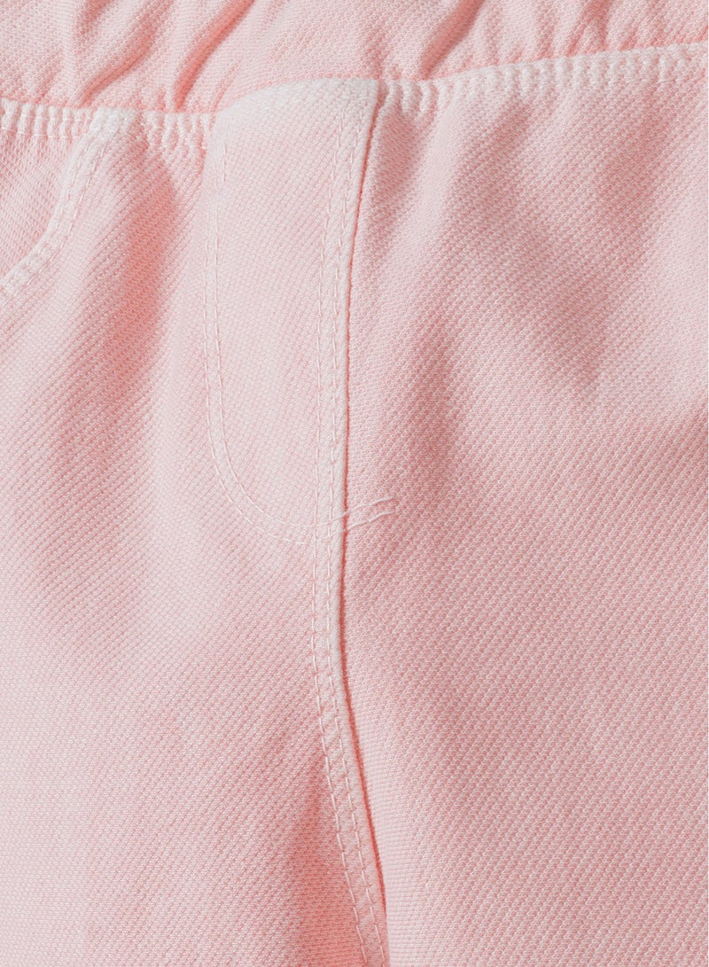 مينوتي بنطال جينز مطاطي ضيق للبنات الأطفال بخصر مريح وجيوب - Image 3