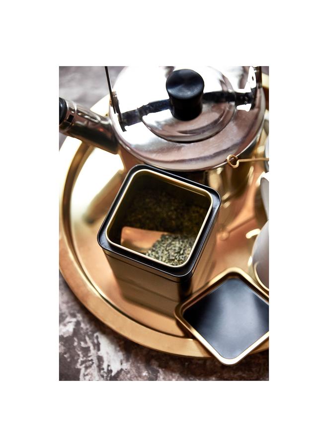 جرين تايجر علبة قهوة/شاي، 10×10×10 سم - Image 3