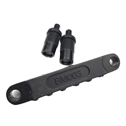 Kaynes Black Guitar Roller Saddle Bridge Tune-O-Matic Bridge with Roller Saddles For Epiphone Les Paul LP SG Style 6 String Electric Guitar BM005 - Image 4
