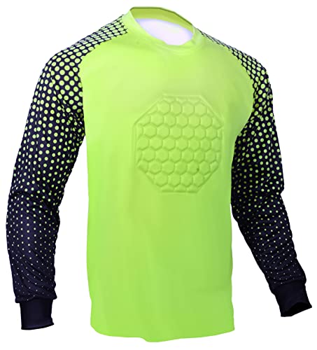 Total Soccer Factory Soccer Goalie Shirt (Lime Green, Adult Large) - Image 2