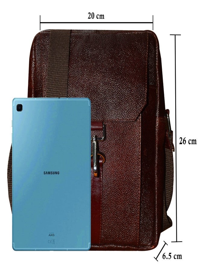 ABYS Genuine Leather Unisex Leather Bag||Cross Over Shoulder Messenger Bag (IN16CF) - Image 4