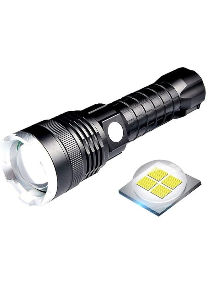 PROMASS promass P90 SuperLight Rechargeable Flashlight – 900,000 High Lumens, Powerful LED Tactical Flashlight with Zoomable Focus, 5 Modes, IPX7 Waterproof – Ideal for Camping, Hiking, and Emergencies  - Image 2