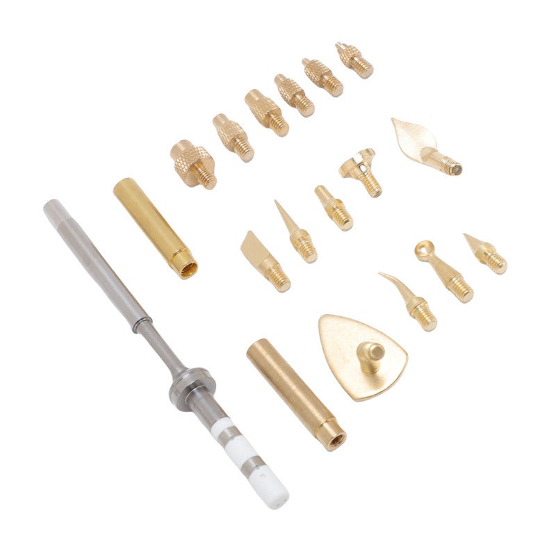 Heat Set Insert Tool Kit: Premium Brass Female Thread Tips - Quick Switching 3D Printing Finishing Tool for 3D Printing & Welding Projects - Image 5