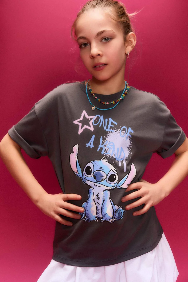 ديفاكتو Girl Disney Lilo &amp; Stitch T-Shirt