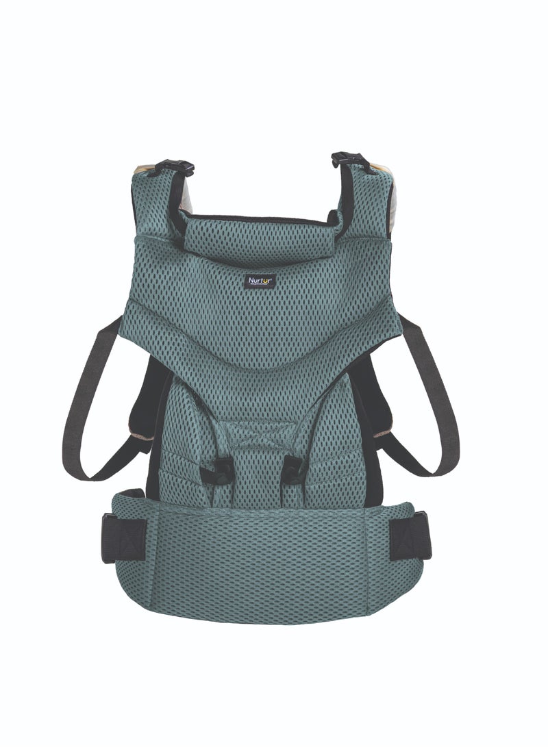 Nurtur Willow Deluxe Mesh Infant Baby Carrier – Premium Fabric, Dual-Facing Comfort, Adjustable Cushioned Straps, & Built-In Baby Bib  - Image 1