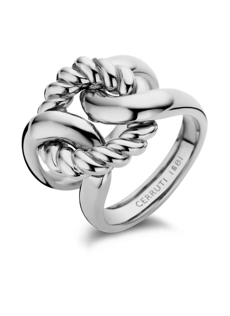 CERRUTI 1881 Cerruti 1881 Chiara Stainless Steel Finger Ring For Women