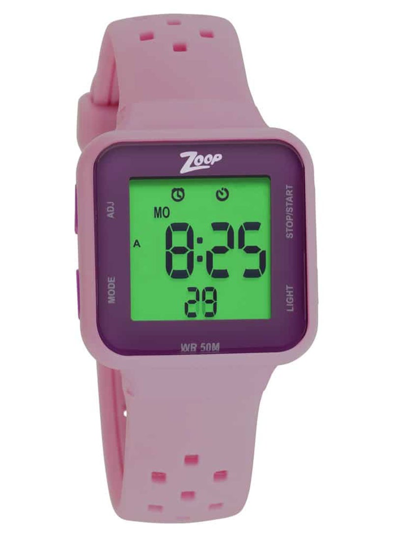 Zoop Kids Unisex Digital Round Shape Silicone Wrist Watch 16022PP02 - 40.3 Mm - Image 2