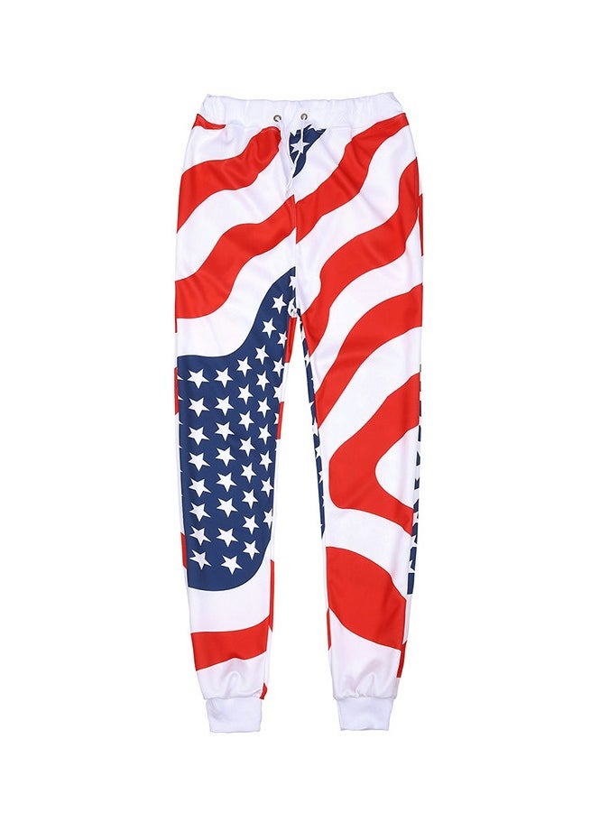 KUYING New One Piece Printed Legged Sports And Leisure Pants  - Image 1
