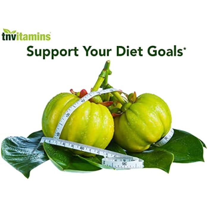 tnvitamins Garcinia Cambogia Extract Capsules (1000 MG x 60 Pills) with Chromium | Weight Loss Pills for Women & Men* | Appetite Suppressant for Weight Loss - Image 5