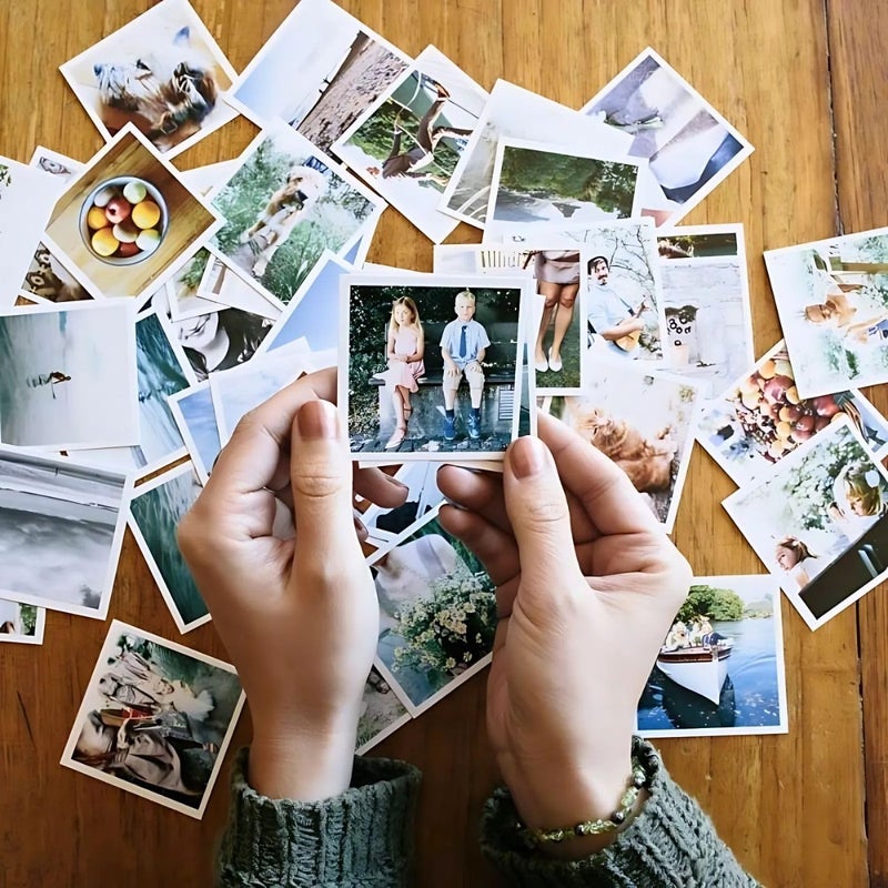 Brandian Brandian 40 Square Mini Photo Prints Quality Personalized Photo Prints to Add a Unique Touch to Any Living Space or Special Occasion Size 3 x 3 Inch Multicolor Pack of 40