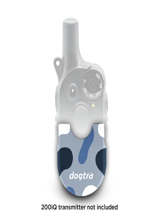 Dogtra 200iQ Remote Case Only - Swappable Replacement Cover for Remote Dog Training E-Collar - Lightweight, Durable, Custom Fit - Easy 1-Screw Install to Personalize Your Gear - Abstract Blue - Image 2
