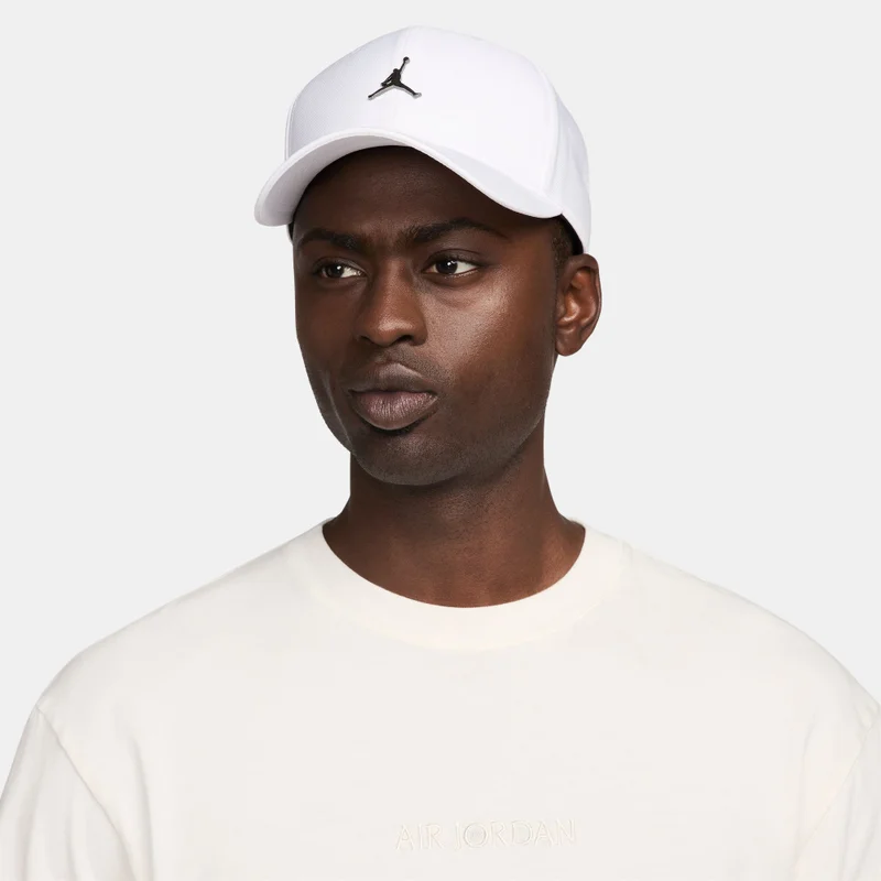 Jordan White Rise Metal Jumpman Cap  | Best Price UAE