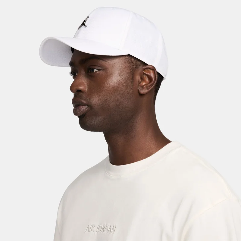 Jordan White Rise Metal Jumpman Cap  | Best Price UAE