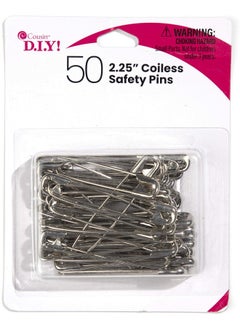 Cousin Corporation Nickel Coiless Safety Pins  - Image 1