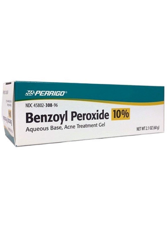جل علاج حب الشباب 10% بنزويل بيروكسيد 2.1 أونصة (عبوة من قطعتين)