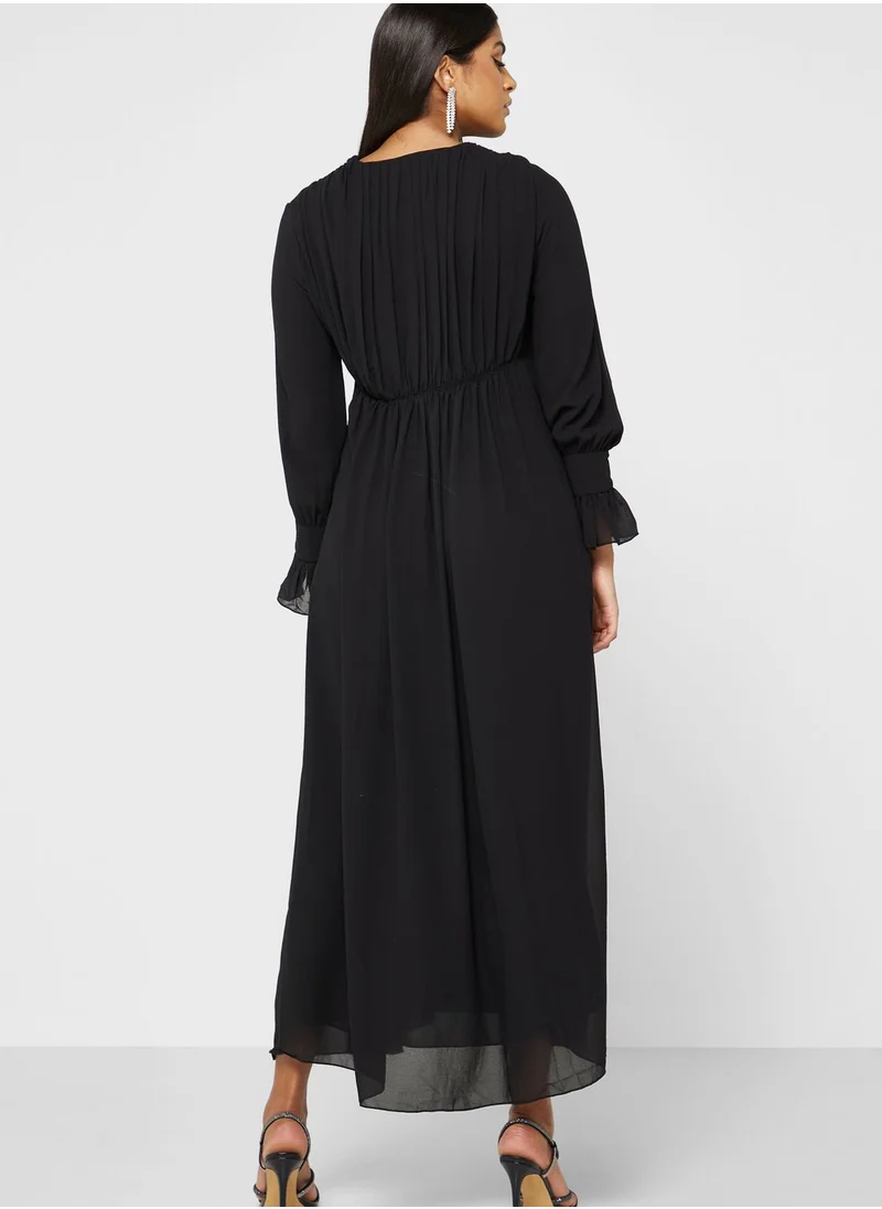 Khizana Ruched Waist Dress