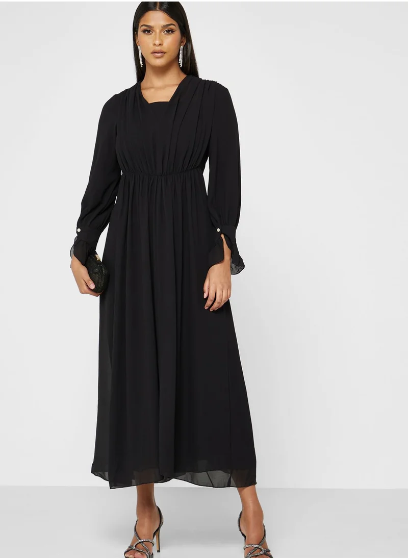 Khizana Ruched Waist Dress