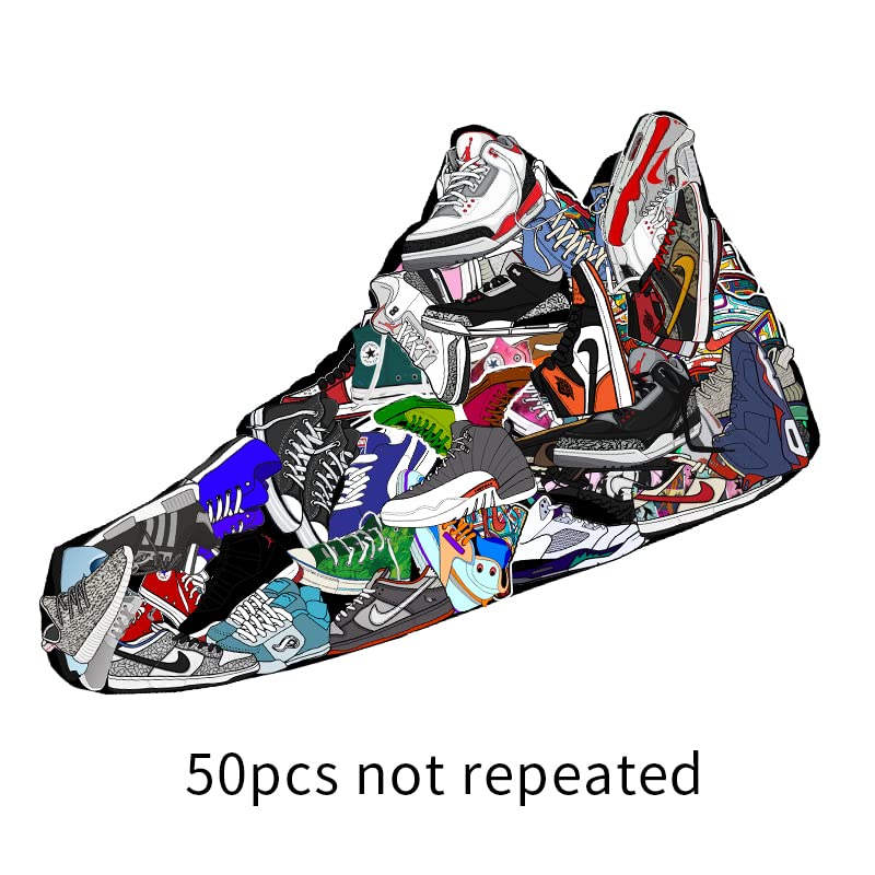 Ash  Roh Ash & Roh® 50Pcs Cute Animal Stickers,Vinyl Waterproof Stickers for Laptop,Bumper,Skateboard,Water Bottles,Computer,Phone, Cute Animal Stickers for Kids Teens (Shoe) - Image 5