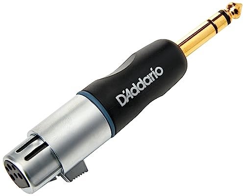 Planet Waves D'Addario Accessories PW-P047AA ¼” Male Balanced to XLR Female Adapter – Adapt a Balanced Signal from XLR to ¼” TRS or Vice Versa – Premium Quality Components for Maximum Power and Signal Transfer - Image 2