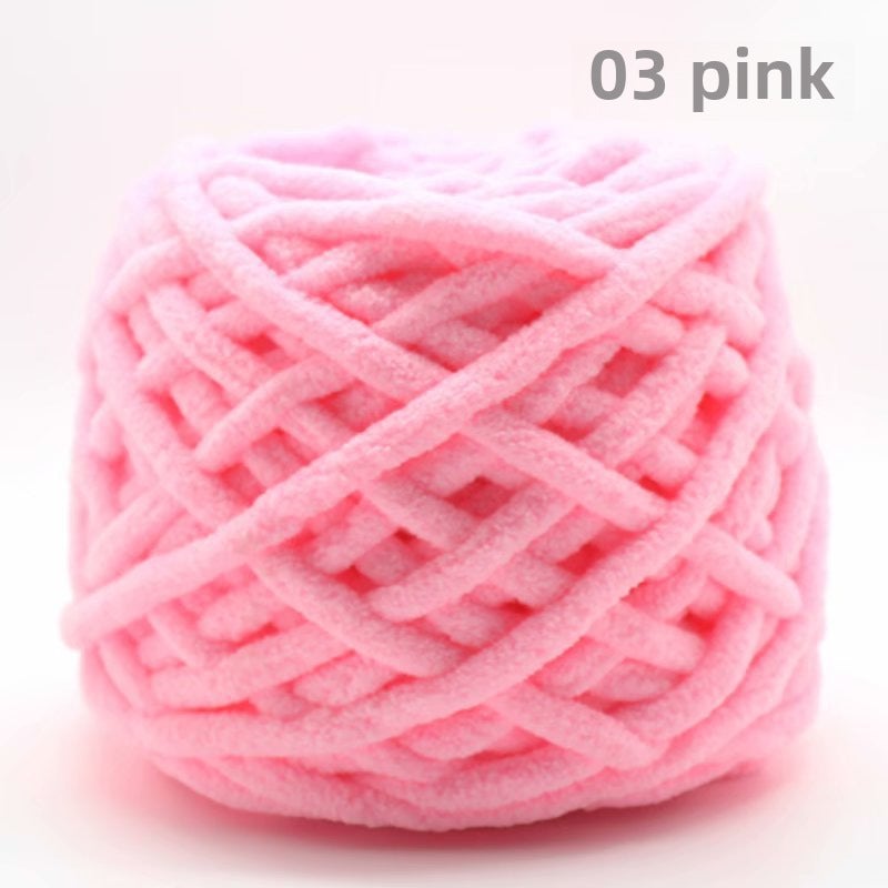 خيوط كروشيه سميكة للحرف اليدوية للأوشحة ذهبية 05 - Image 3