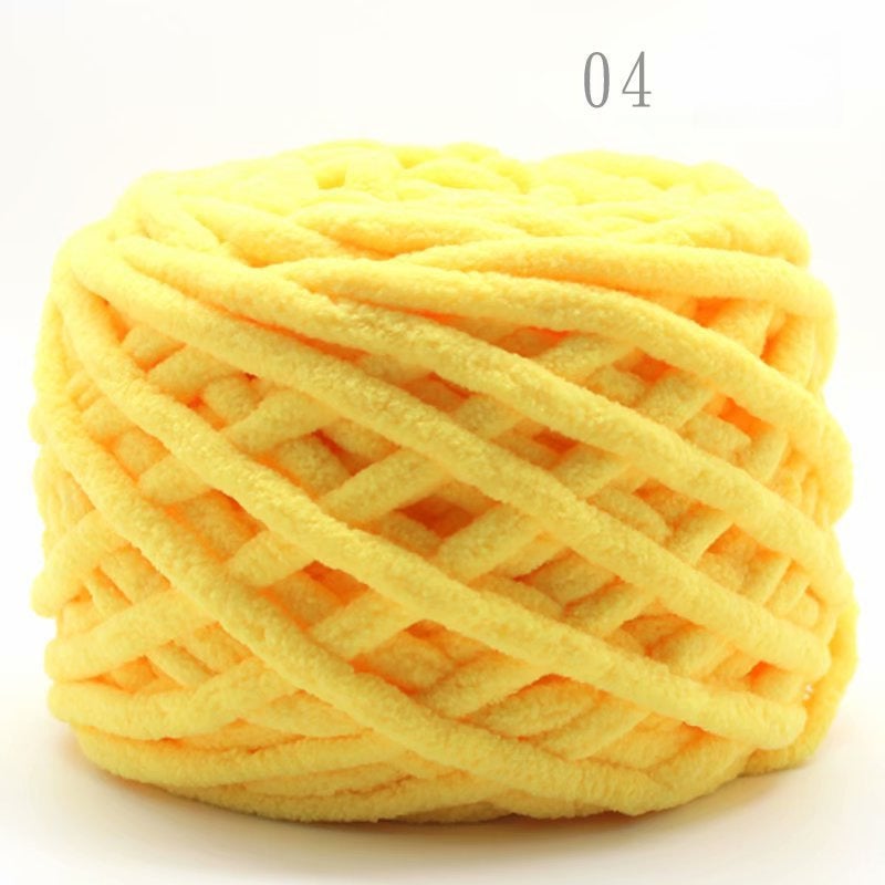 خيوط كروشيه سميكة للحرف اليدوية للأوشحة ذهبية 05 - Image 2