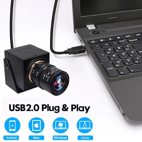 SVPRO 4K USB HDMI Camera Manual Zoom Webcam for Close Up with 2.8-12mm Variable Lens,Plug and Play Camera for Industrial,Streaming and Home Video - Image 3